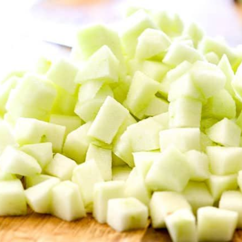 Frozen Green Apple cubes