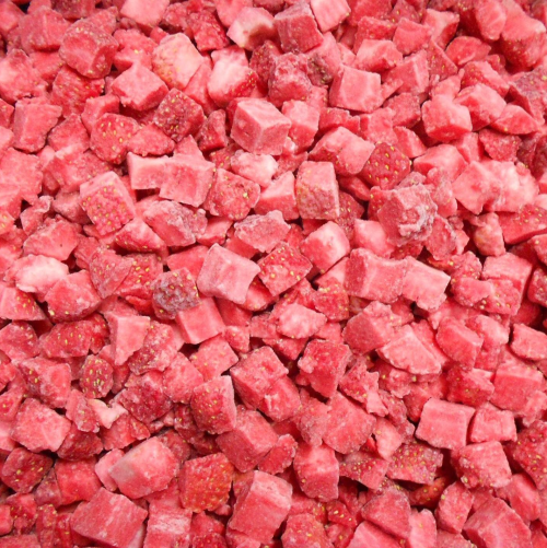 Frozen Strawberry Dice