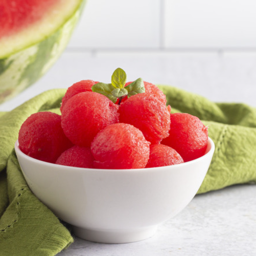 Frozen Watermelon Balls